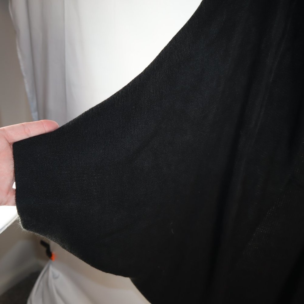 Layers by Lizden Marvelush Black Knit Cocoon Cardigan Women's Size XL/1X-NWOT - Picture 10 of 11